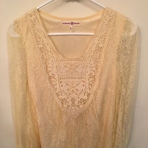 Cream, boho-style dress